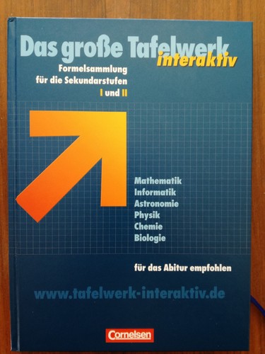 Das große tafelwerk - große,