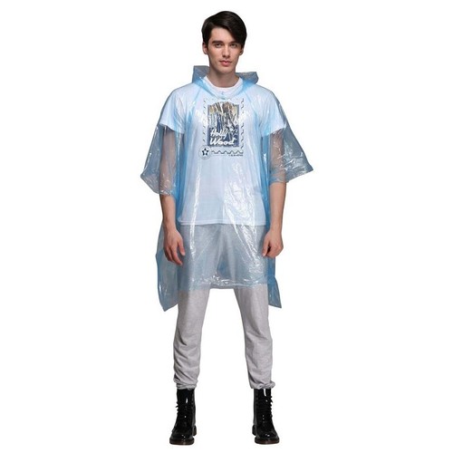 Einweg regenschutz mit - 5x,