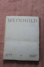 Meinhold 1777 - 1927 - zum 150