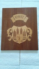 Holzarbeit Wappen Stadt Kyritz