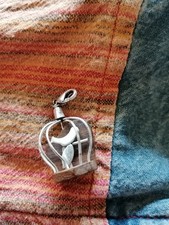 Seltener Pilgrim Anhänger 925 Sterling Silber