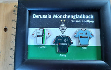 Borussia Mönchengladbach Vereins Trikot PIN-Rahmen 2008/09 - Sammlung Auflösung