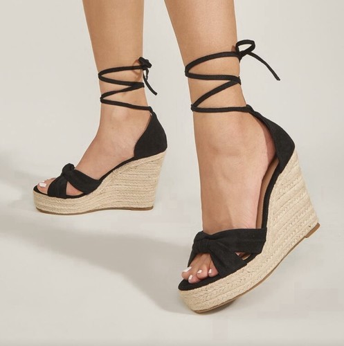 Schwarz beige keilabsatz high - beige,