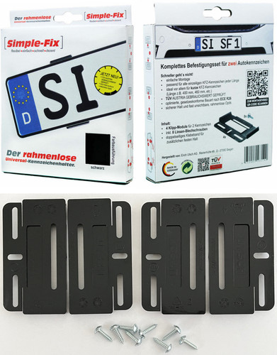 Simple fix kennzeichenhalter - fix,