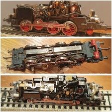 MÄRKLIN 3001/3002 Elektro-Lok "E 63": Kompl. Fahrgestell mit Motor,Getriebe usw.