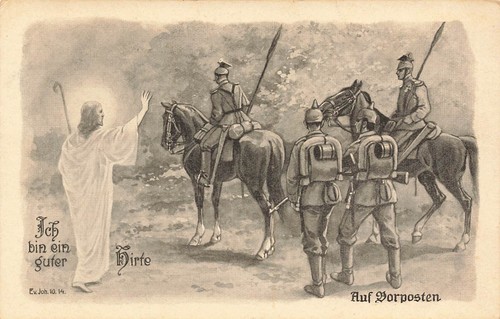 Auf vorposten mit reiter - vorposten,