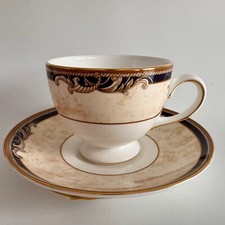 Wedgwood CORNUCOPIA Gold TEETASSE mit Untertasse ungenutzt