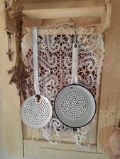 alter Emaille Schaumlöffel