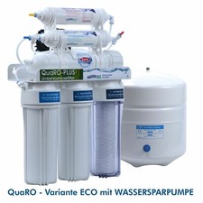 Wasserhaus QUARO PLUS ECO Umkehrosmoseanlage 6-stufig Permeatpumpe Wasserfilter