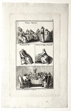 DANIEL CHODOWIECKI Radierung  Erasmus Lob der Narrheit 1780 E 374