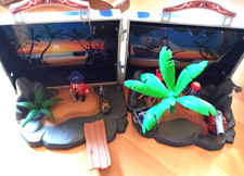 Playmobil Piratenkoffer mit viel Zubehör Schatzinsel zusammenklappbar