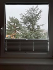 TEBA Plissee VS2 Cosiflor / weiss / verdunkelnd / gebr.