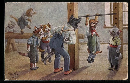 Künstler arthur thiele - künstler-ak,