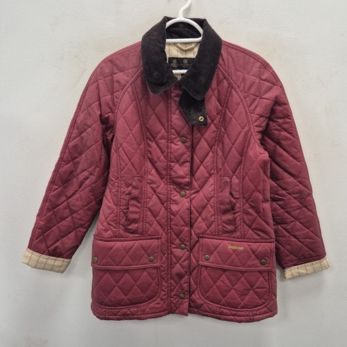 Barbour beadnell quilted red - beadnell,