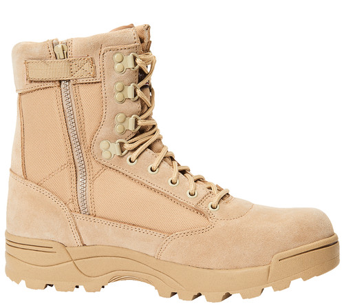 Tactical boots zipper - boots,
