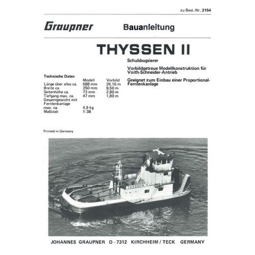Bauplan thyssen - thyssen, ii