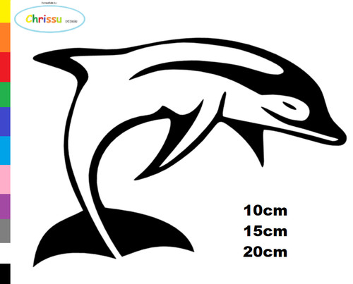 Delphin aufkleber delfin - aufkleber,