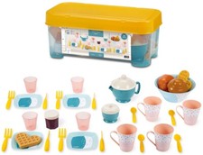 Großes Frühstücks-Set in Box Puppengeschirr Geschirr Spielküche Spielzeug NEU