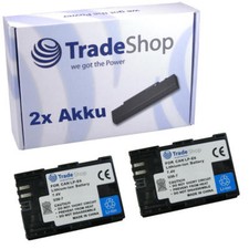 2x AKKU 2000mAh LP-E6 für Canon Batteriegriff BG-E6 BGE6