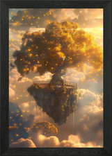 Sky garden helios gerahmtes - sky,