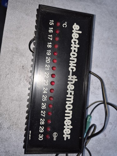 Vintage thermometer elektrisch - vintage,