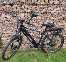 Eskute 27,5 Zoll Elektrofahrrad (E-Bike) Mountainbike mit Spiegel 522Wh Cityrad