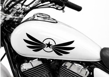 Motorcycle Tank Sticker Wing