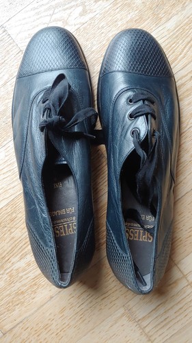 Dunkelblauer dame schnürschuh - dunkelblauer, dame-schnürschuh