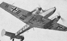Bauplan Messerschmitt Me 110