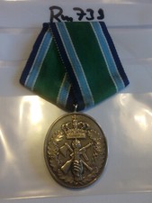 Orden Dänemark Heimwehr Medaille 25J Treue Dienste Original (rm738)