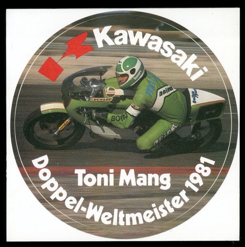 Werbe aufkleber kawasaki - werbe,