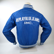 Jacke von Replay 23 hellblau großes Rückenlogo Gr. S