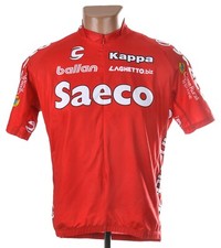 SAECO CANNONDALE TEAM CYCLING VELO SHIRT KAPPA GR XXL ERWACHSENE