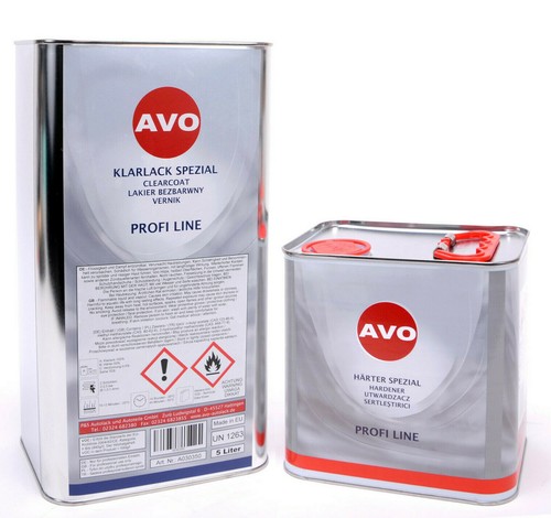 Avo liter klarlack - 2k, +