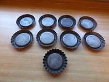 Tortelett Backformen 9 Stück ca. 10,5 cm