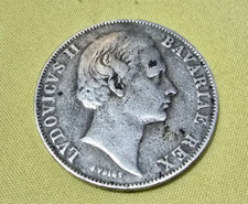 THALER 1867 BAVARIA Ludwig II