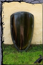 Larp schild schwarzer ritter - schwarzer,