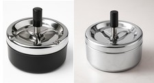 Aschenbecher aus Edelstahl