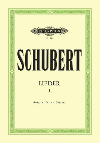 Lieder tiefe singstimme - 1, |