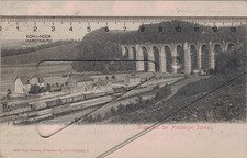 AK Hetzdorf Viadukt Schmalspur