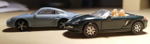 Zwei porsche modellautos für - ,