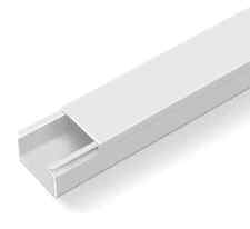 2m Kabelkanal PVC Größe und Länge nach Wahl Weiß VDE
