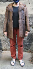Nutria Jacke Pelz braun echt Pelzmantel