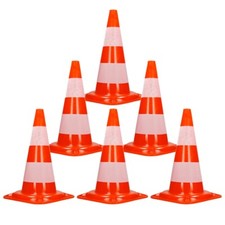 6er Pack Warnkegel