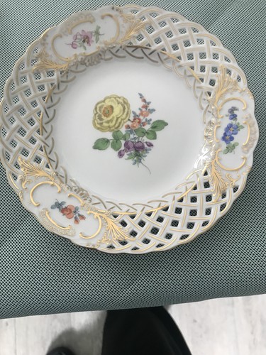 Meissen porzellan teller - porzellan,