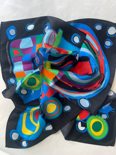 Seidentuch Halstuch 53x53cm Aus 100% Seide Freywille, neu & ovp