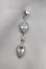 Solid 925 Silber Kristall