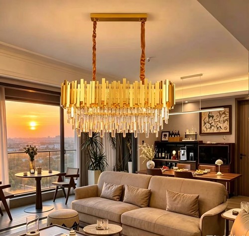 Moderne gold hängelampe aus - moderne,