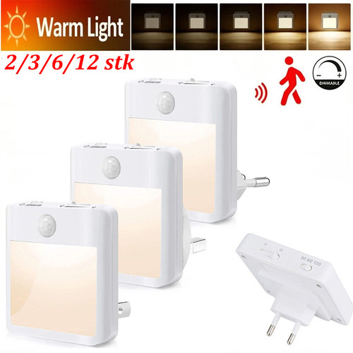 12x led nachtlicht - led,