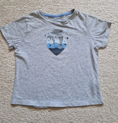 Graues shirt mit glitzer - graues,